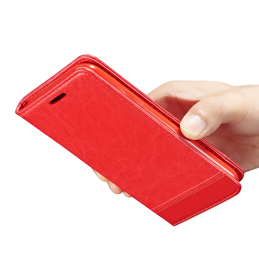 Роскошный кожаный чехол книжка с зернистой фактурой для Iphone XS MAX XR 7 8 6 6S PLUS 5 5G SE Etui