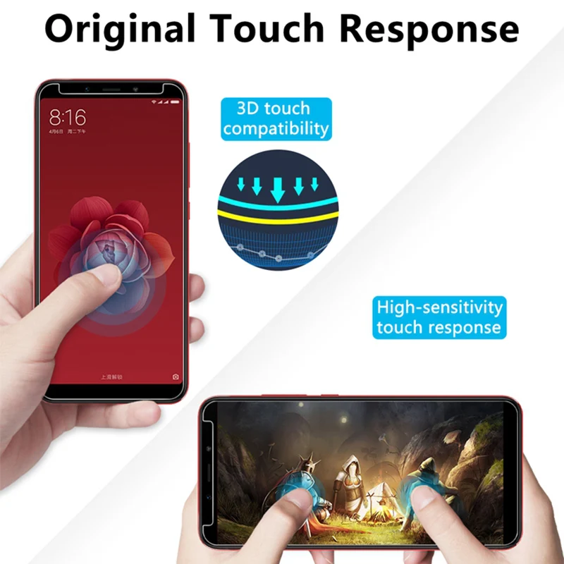 9H Закаленное стекло протектор для Xiaomi Redmi Note 3 4 4X 5A Prime 5 Pro 6 HD Стекло