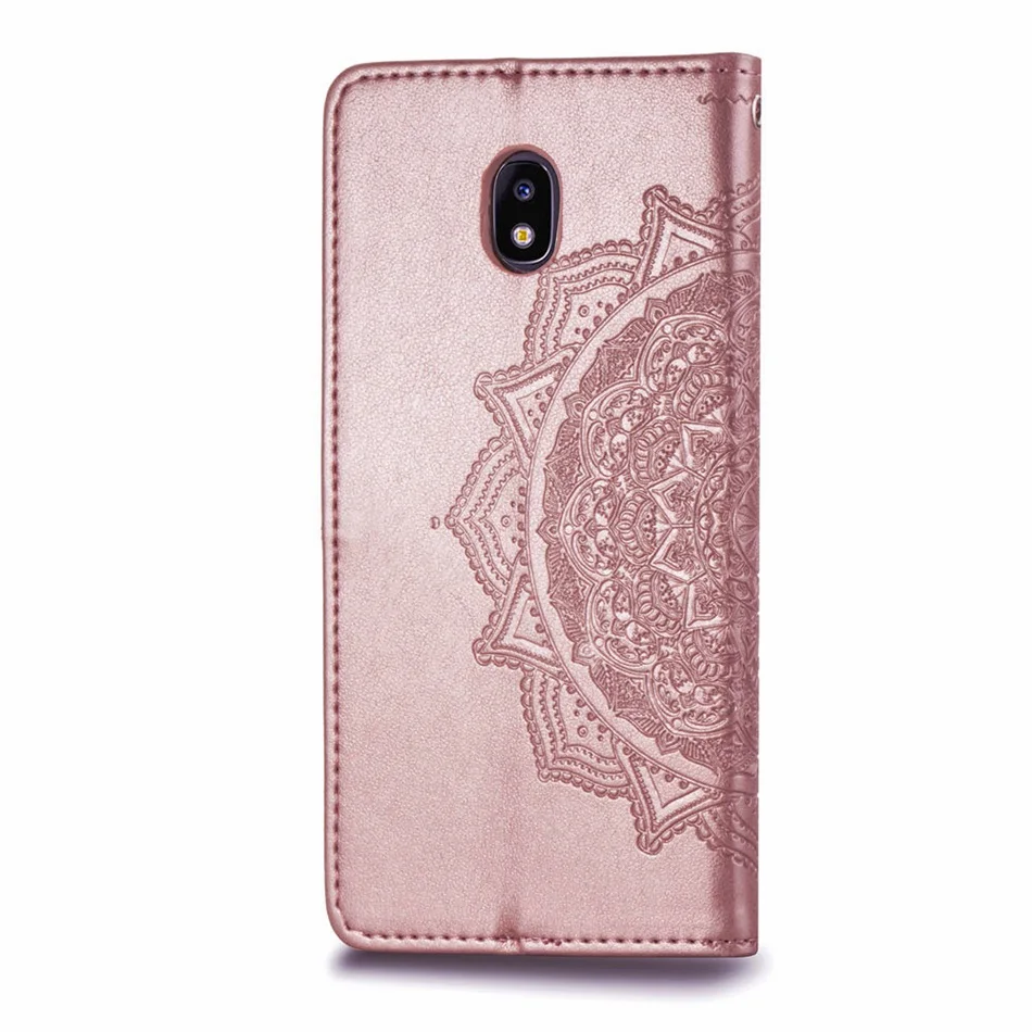 Чехол кошелек из искусственной кожи с откидной крышкой для Samsung Galaxy J7 2018 чехол