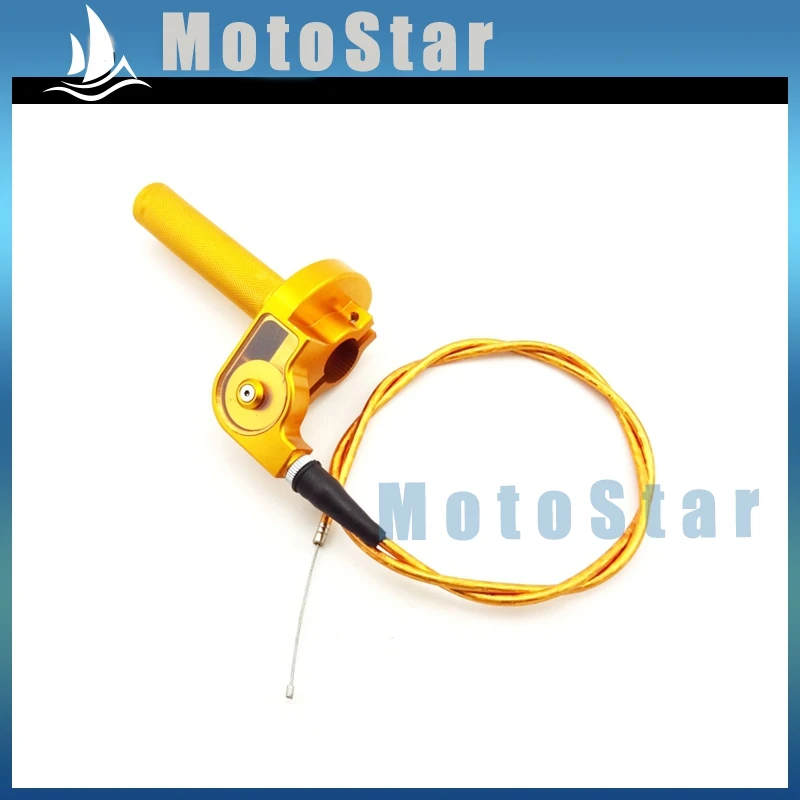 Задвижка из золотого сплава + кабельная ручка в сборе для XR50 CRF50 KLX110 TTR SSR YCF Pro Thumpstar