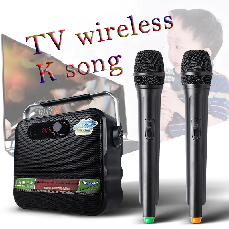 Многофункциональный HIFI портативный мегафон беспроводной лоундспикер с bluetooth