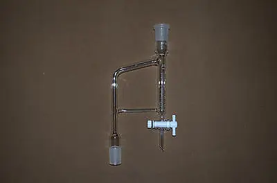 Приемник 10 мл 24/49 из стекла для дистилляции адаптер Dean Stark с PTFE Stopcock|adapter battery|distillate