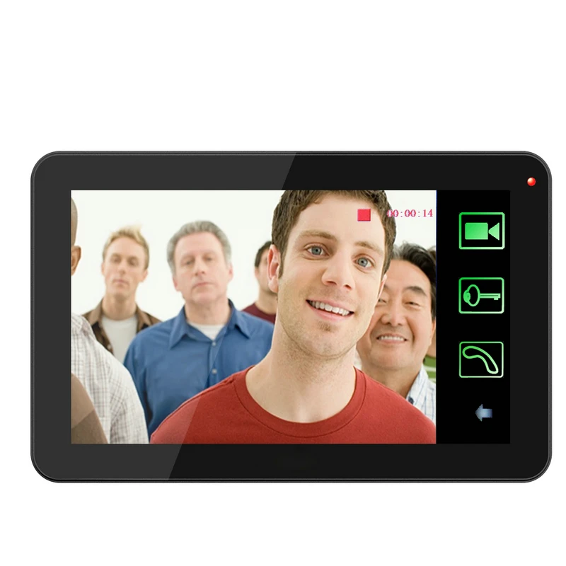 9 дюймов 900TVL RFID Пароль Запись видео домофон непромокаемый ночное видение с