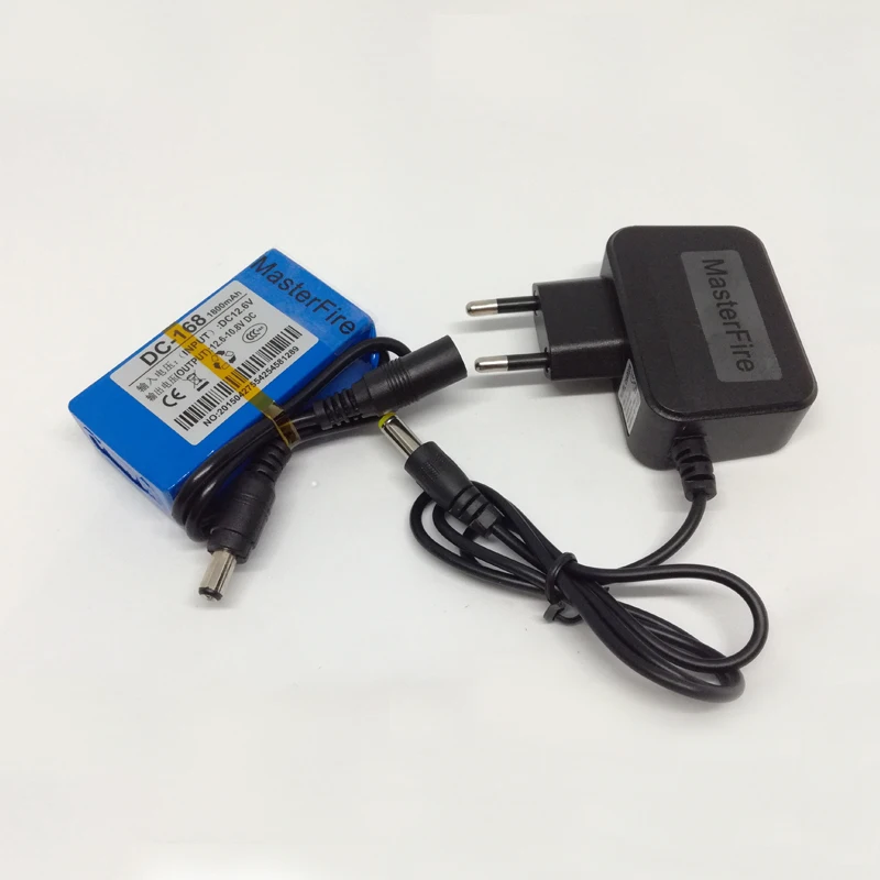 MasterFire Портативный DC 168 AC/DC 12V 1800 мА/ч Перезаряжаемые литий ионный Батарея пакет для