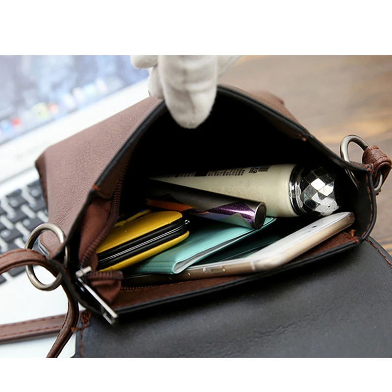 Бренд из искусственной кожи для женщин плеча сумки женские сумочки Mini Crossbody Сумка