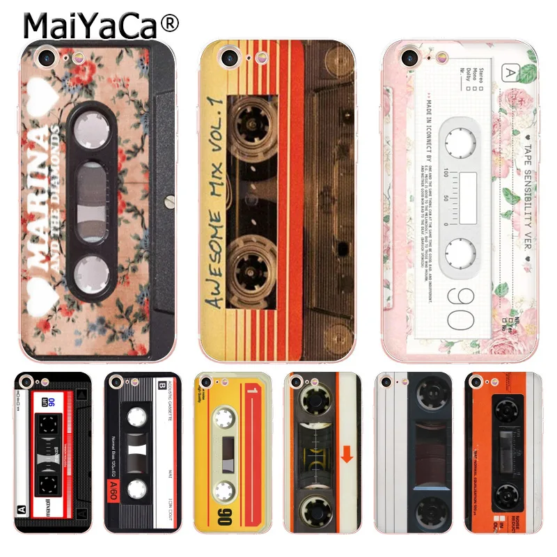 Винтажный чехол MaiYaCa с магнитной лентой для iPhone 8 7 6 6S Plus X 10 5 5S SE 11pro|Бамперы| |
