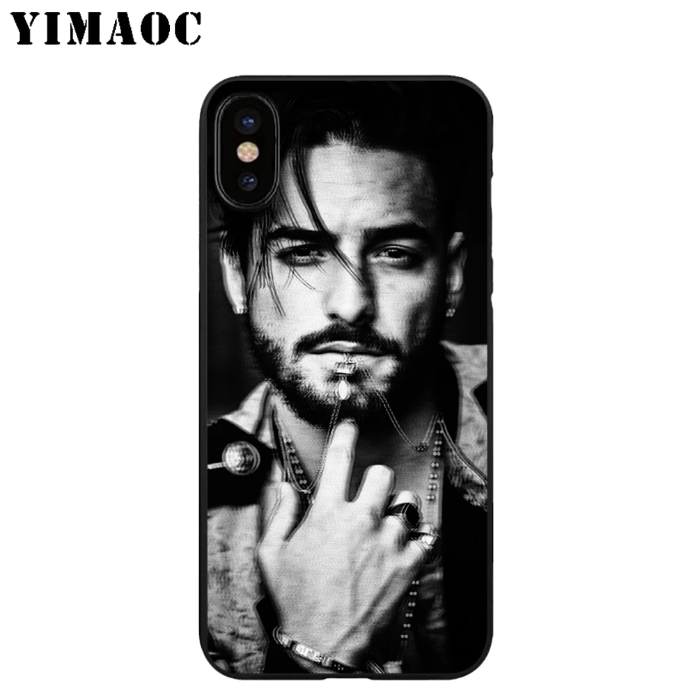 YIMAOC maluma Luis Fonci Мягкий ТПУ Черный силиконовый чехол для iPhone X или 10 8 7 6 6S Plus 5 5S SE Xr Xs Max
