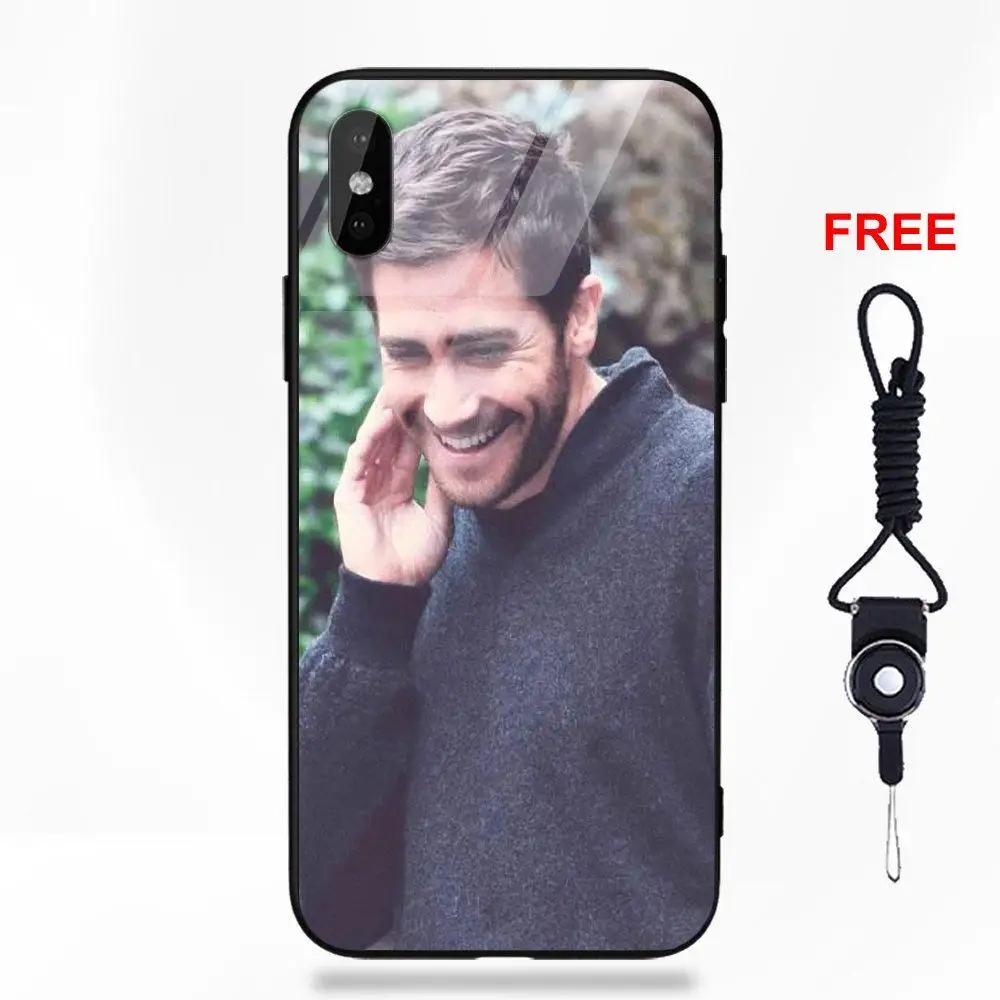 Soft TPU Frame Tempered Glass Mobile Case American Stars Jake Gyllenhaal For Apple iPhone X XS Max XR 5 5C 5S SE 6 6S 7 8 Plus | Мобильные