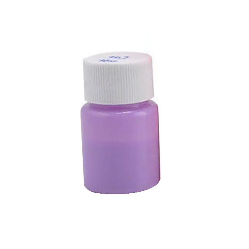 Purple 1 шт., 20 г, сделай сам, долговечное светящееся покрытие для детского творчества, блеск, фосфорная краска для тела, пигмент, порошок, дети, светятся в темноте, игрушки - Цвет: Purple