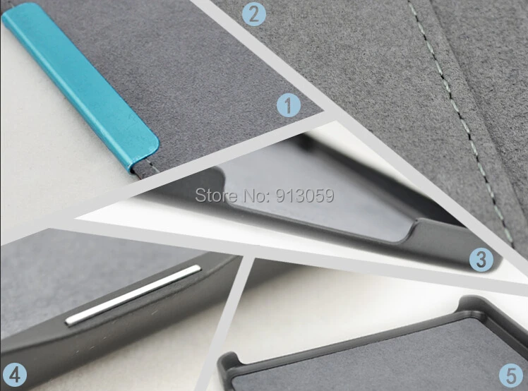 Ultra Slim искусственная кожа Чехол с застежкой на магнит для KOBO GLO 6 ''читалка|leather
