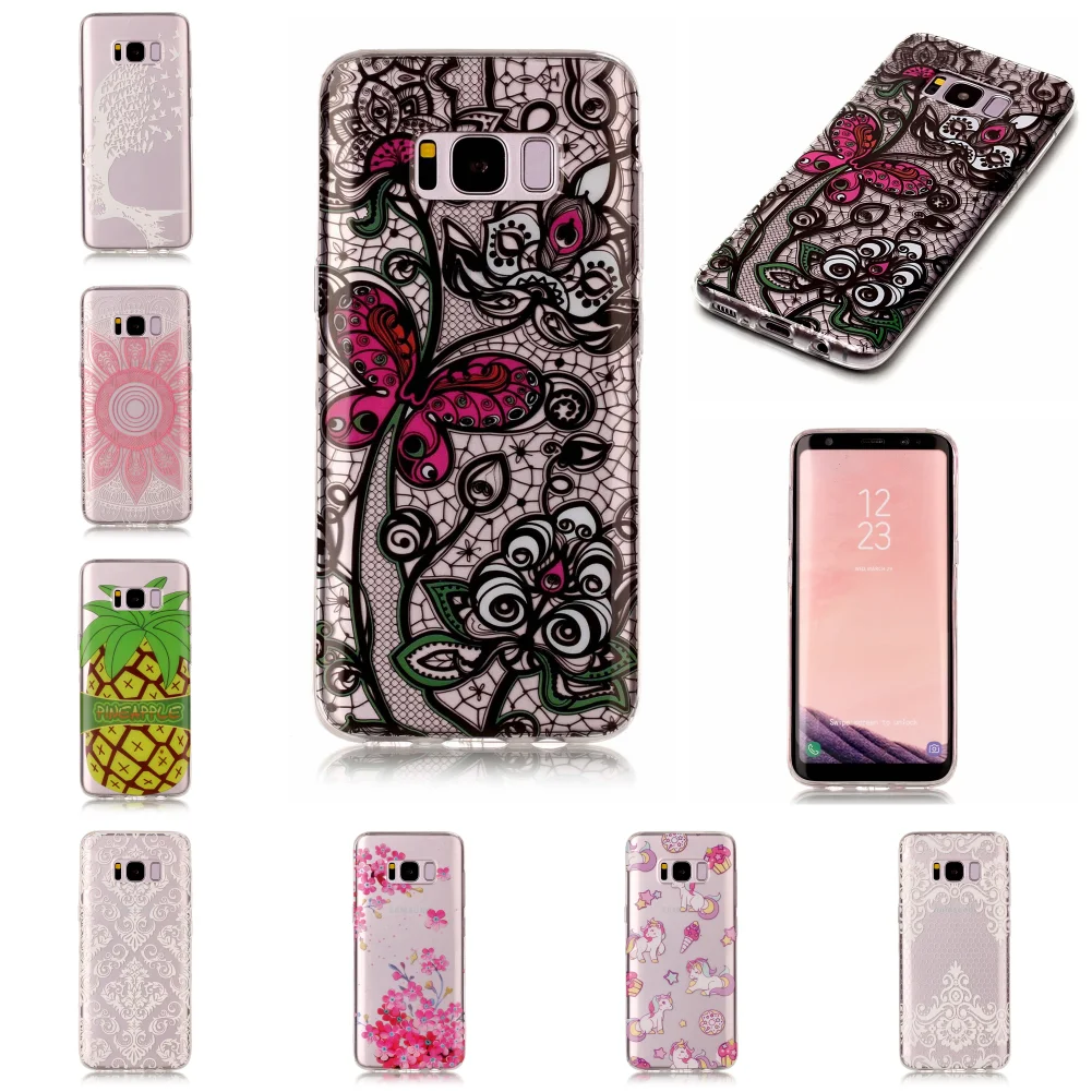 Thin Transparent Silicone Ultra SoftCarcasa Phone Mobile Etui Fundas For Sumsung Samsung Samsu Galaxy S8 Plus |