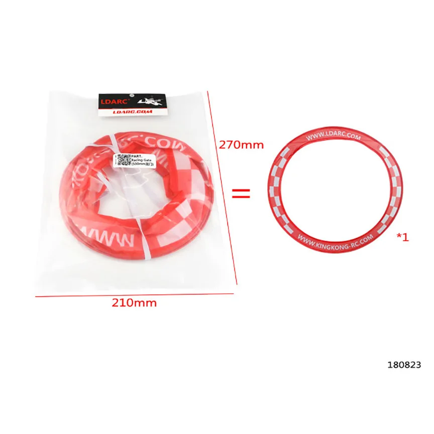 5PCS LDARC 250мм Парковочная площадка Складная посадочная площадка / 500мм Арочные гоночные воздушные ворота для тренировки на улице с маленьким FPV-дроном.