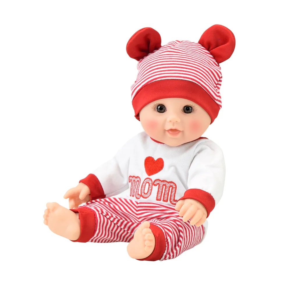 12 дюймов! Boneca bebek baby doll reborn black oyuncak gudetama girl силиконовый мягкий винил lalka реалистичные живые игрушки подарок на день рождения