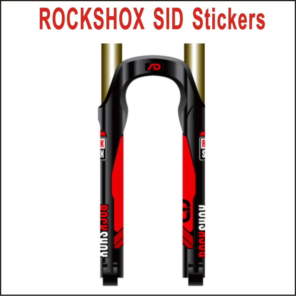 2 шт./компл. 3 м вилка ROCK SHOX SID наклейки для велосипеда передняя на вилке MTB горный