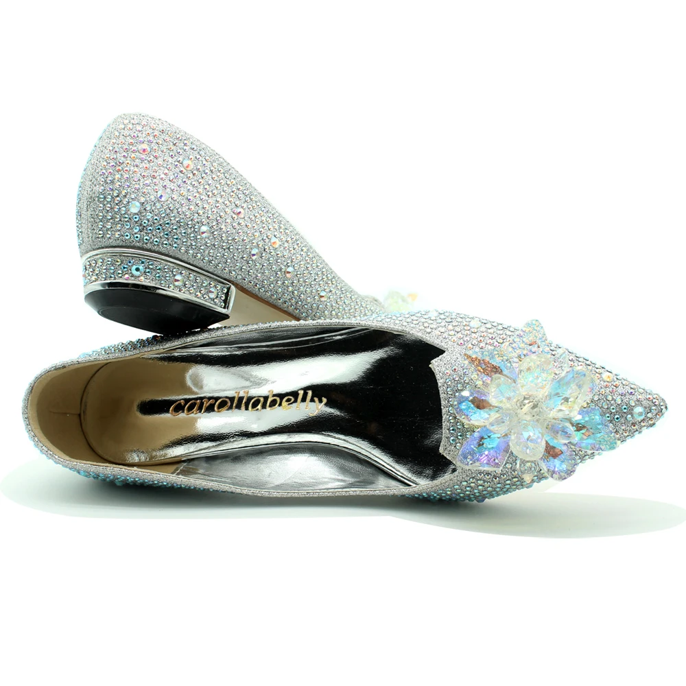 Женская обувь на плоской подошве со стразами и кристаллами Zapatos Mujer большие
