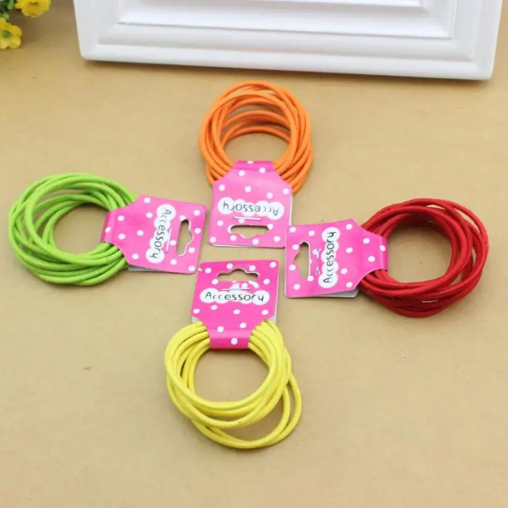 Резинки для волос черные красные синие 10 шт./лот резинки аксессуары держатель