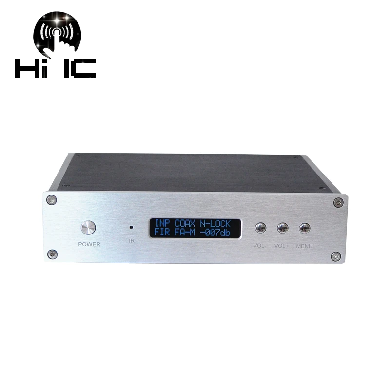 Hi-Fi ES9038PRO/ES9028PRO+ amanero USB Интерфейс DAC аудиодекодер 32Bit/384 K DSD 64/128/256 XLR Сделано в Китае Выход с пультом дистанционного управления Управление