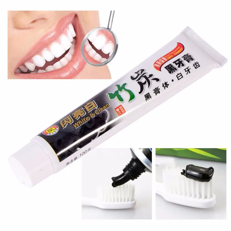 

New Bamboo Toothpaste Charcoal All-purpose Teeth Whitening The Black Toothpaste