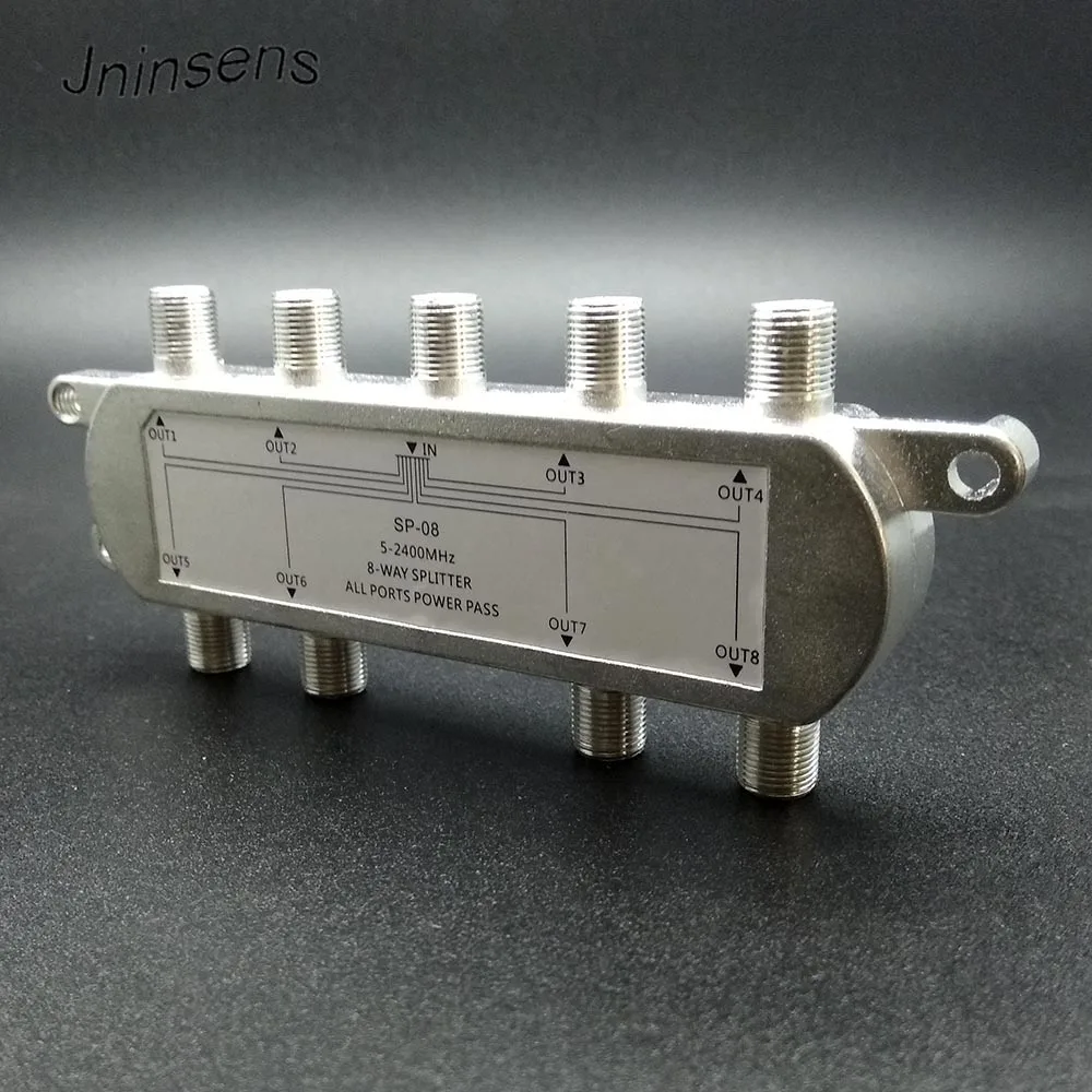 8 полосный Порт ТВ сигнальный спутник Sat коаксиальный диплексор комбинированный