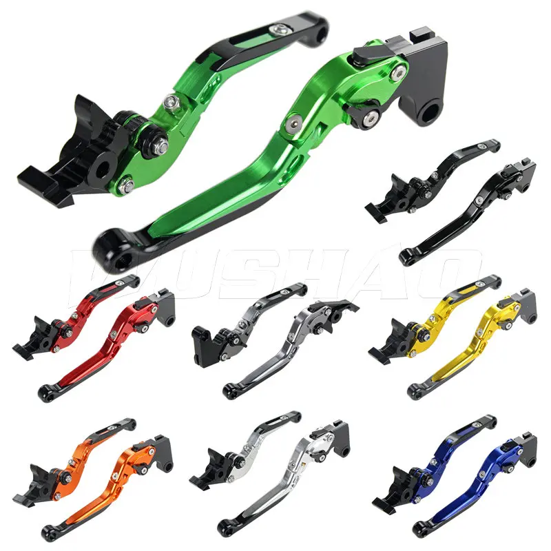 Мотоциклов складной Продление тормозные рычаги сцепления для 2006 2016 Kawasaki Ninja ZX14R