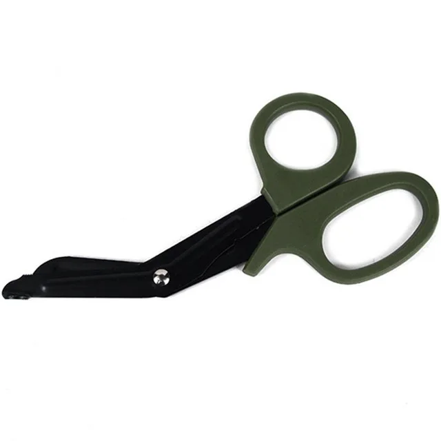 Armygreen 18,3 см EMT EDC Тактические многофункциональные спасательные ножницы травма Марля IFAK аварийная первая помощь ножницы открытый дом утилита Tijera - Цвет: Armygreen