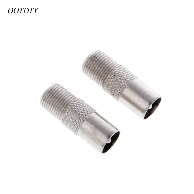 OOTDTY 5 шт. RF Coax прямой разъем F гнездо к папа адаптер ТВ антенны|connector f|connector femaleconnector