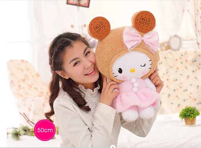 Hello Kitty плюшевые Печенье стиль кукла 45 см размер лучшая цена Игрушки 1 шт. p532|doll plush