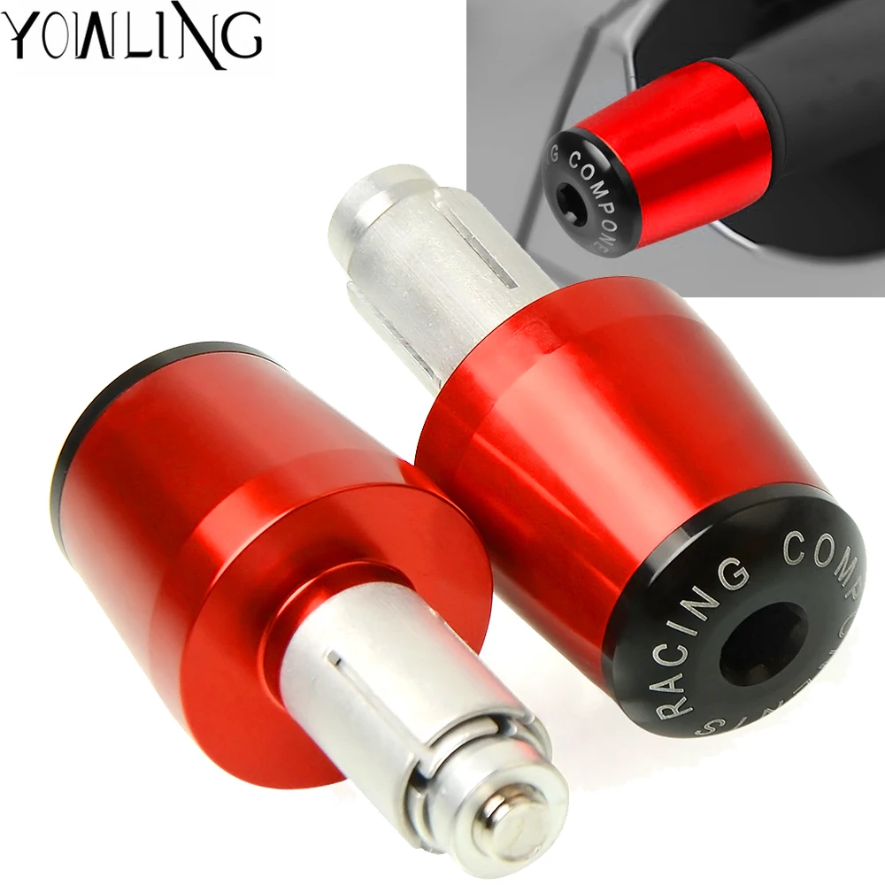 

7/8'' 22 mm CNC motorcycle handlebar handle bar grips ends for Ducati Monster 696 796 1200 / S 821 889 1200 1199 1099 696 796