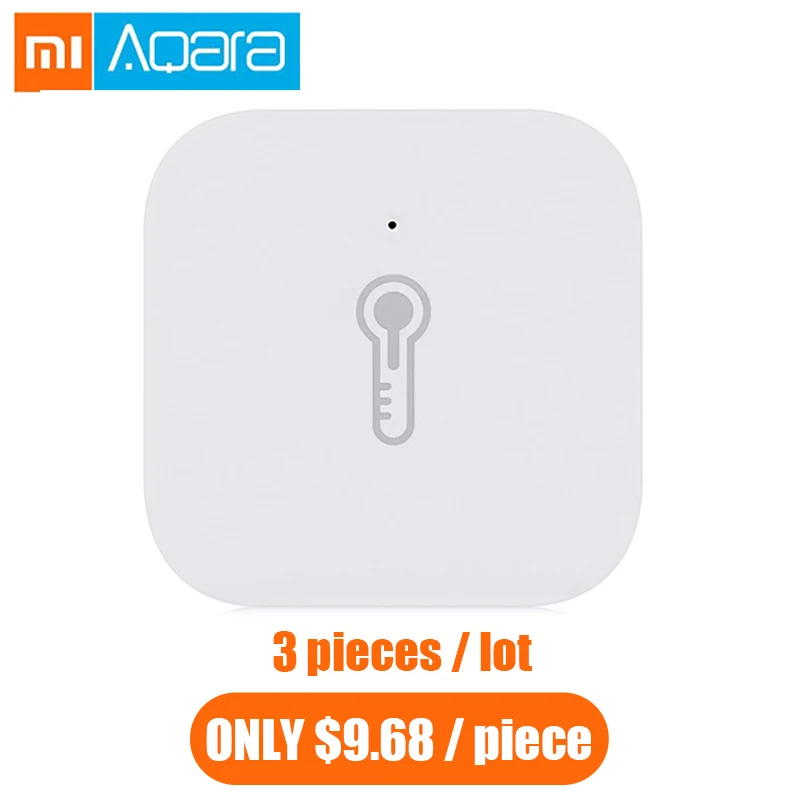 Оригинальный Xiaomi Aqara Температура Влажность сенсор устройство умный дом Air