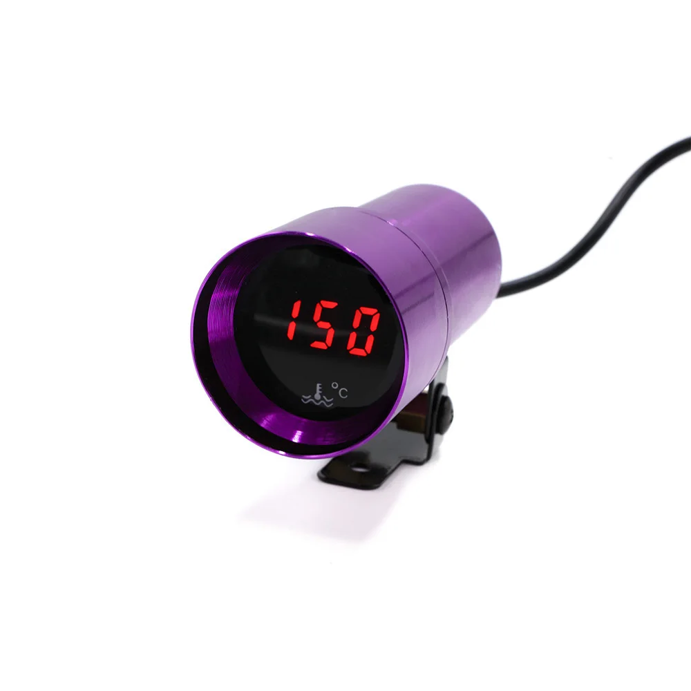CNSPEED 37 мм 12 В Мини Фиолетовый датчик температуры воды красный светодиодный и