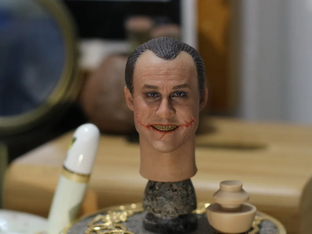Estartek 1/6 хит Ledger полиция Джокер голова лепить для 12 дюймов фигурку DIY | Игрушки и
