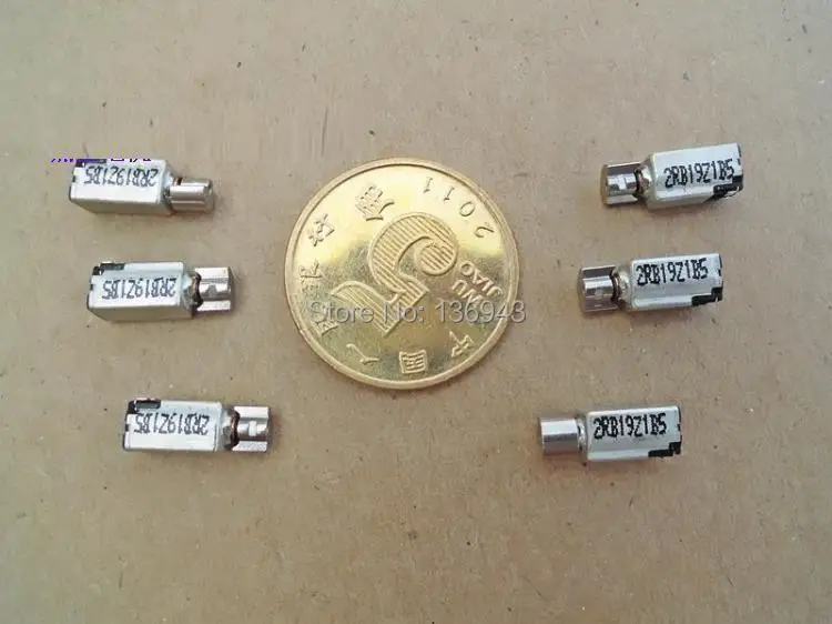 Бесплатная доставка! 100 шт. мини мобильный телефон вибрационный мотор 4 мм полый