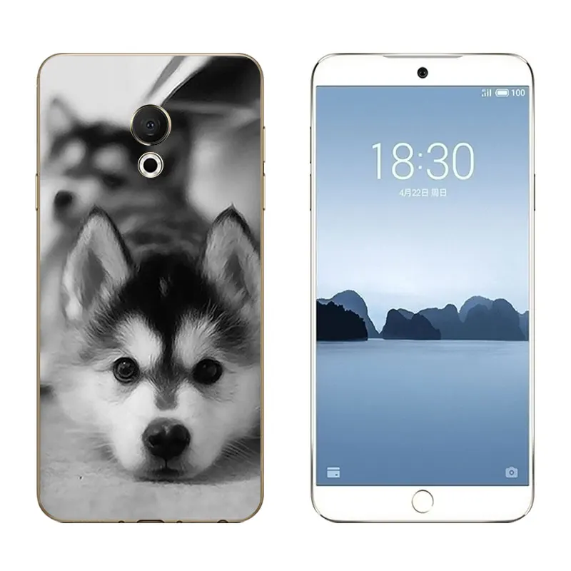 5 46 &quotдля Meizu 15 Lite Мягкий ТПУ силиконовый чехол для M15 задняя крышка Coque Fundas Smiley