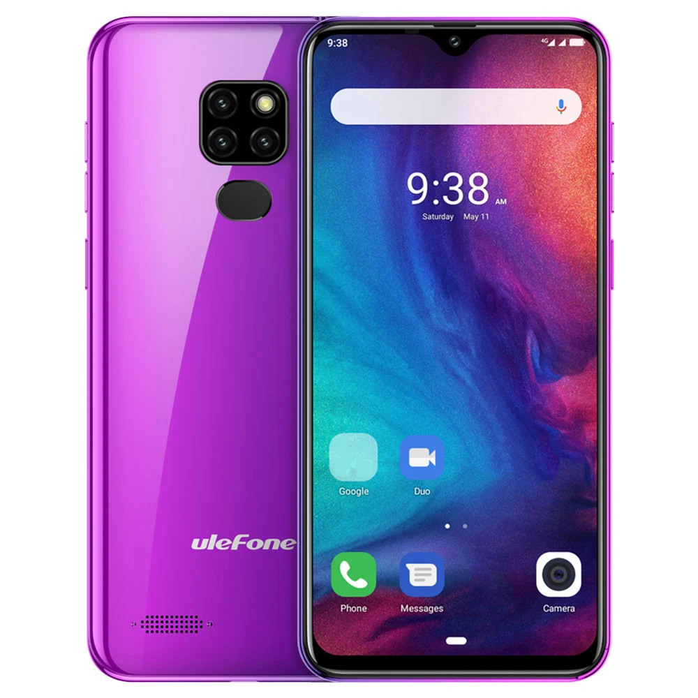 Ulefone Note 7P 4G смартфон 6 1 дюймов Android 9 0 3 ГБ ОЗУ 32 Гб ПЗУ 8.0MP + 2.0MP Тройная задняя камера
