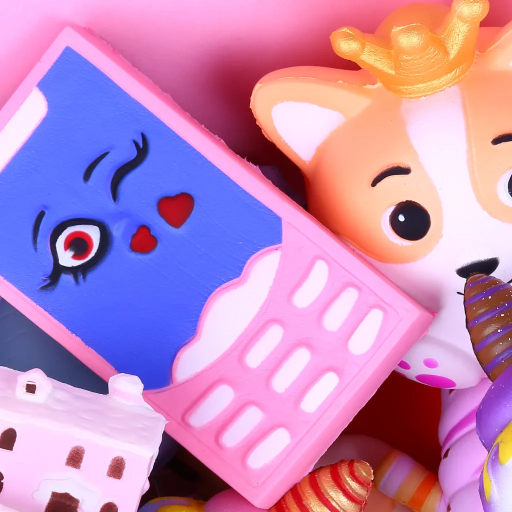 Горячая мягкая красота телефон медленно растет сжимаемые игрушки сжимает для