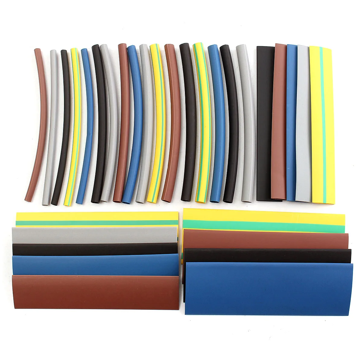 70 шт. галогенов Полиолефиновый Ассорти 2:1 термоусадочные трубки Провода кабель