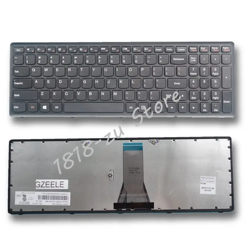 Новая английская клавиатура YALUZU для ноутбука LENOVO G500S G505S S500 S510P Z510 Z505 сменная