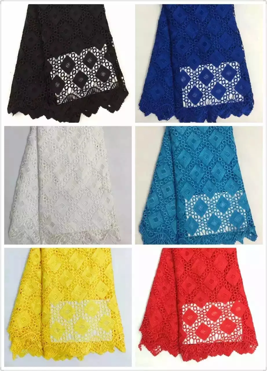 

DHL Free Shipping!!! african high quality guipure Lace /african cord lace/water soluble african lace fabric 5yards for wedding