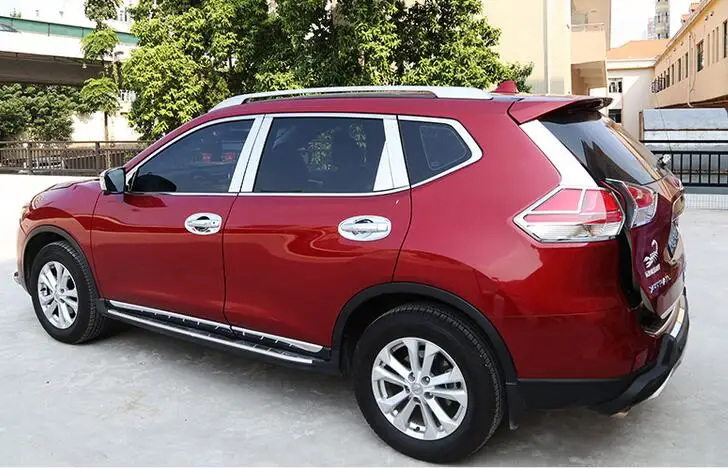 1 пара винт из алюминиевого сплава Установка боковая рейка для крыши X-trail xtrail 2014