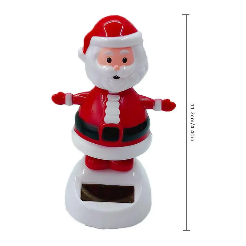 Солнечная энергия Танцующая игрушка Рождественский Санта снеговик украшение