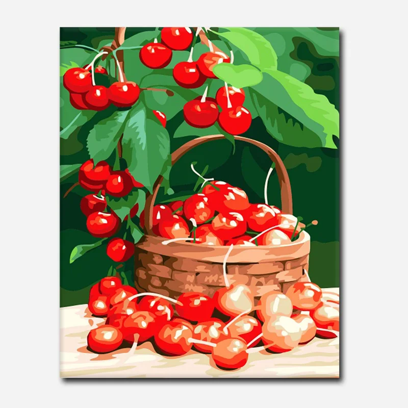 Горячая DIY масляная краска ing краска по номеру Комплект изображение рисунок на холсте вручную раскраска искусство ремесла и шитье Радужный олень