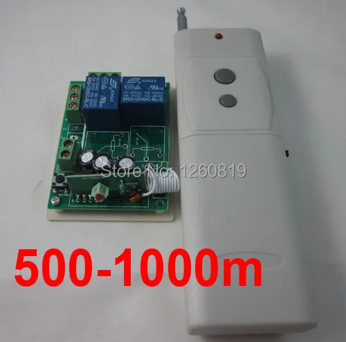 Беспроводной 315MHZ DC 12V 2 канальный переключатель дистанционного управления