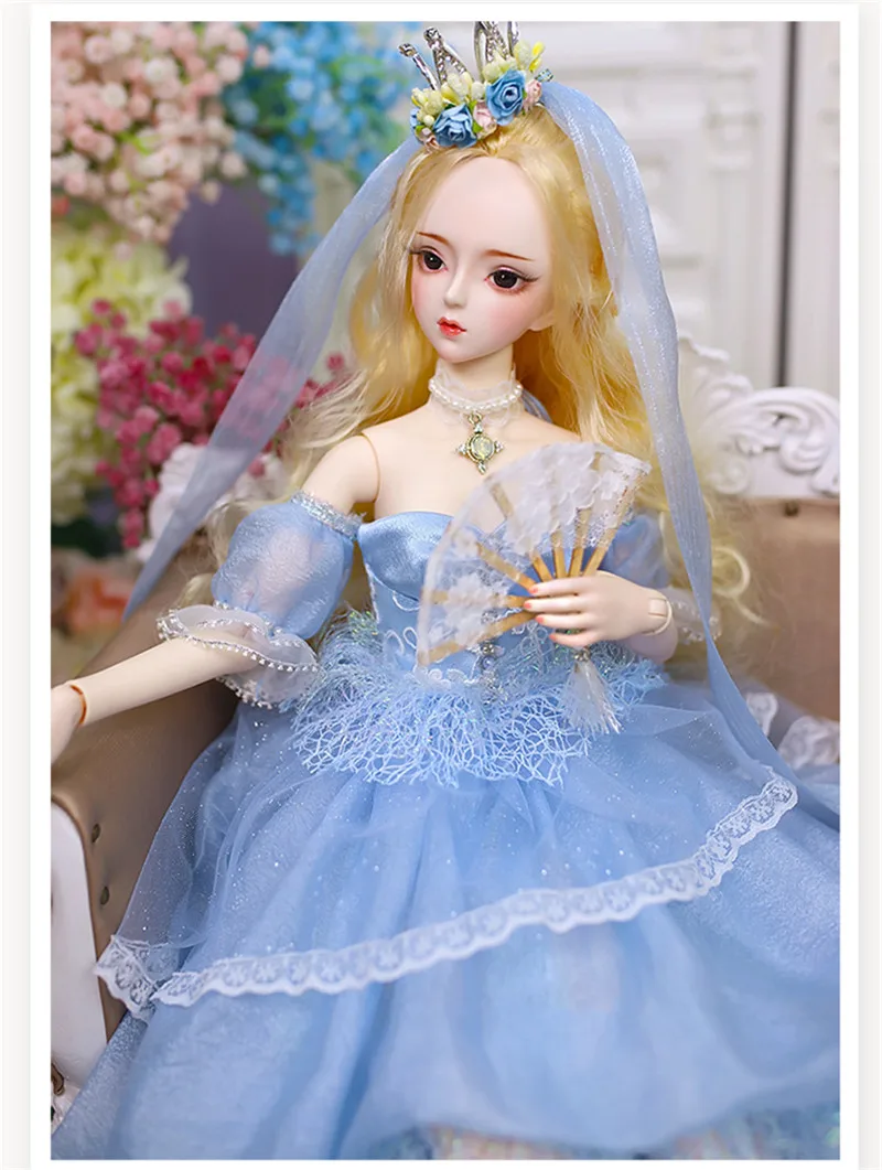 1/3 BJD Blyth кукла механическое уплотнение тела с макияжем, в том числе волосы, глаза, одежда 62 см высота девочки ледник