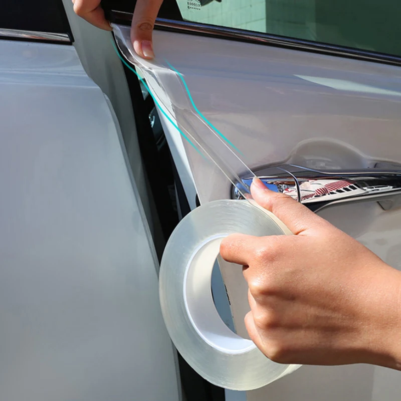 2/3/5/7/10cm*3/5/10Meters Nano Glue Transparent Car Sticker Protector Film Door Edge Protective Trunk Sill Full Body | Автомобили и