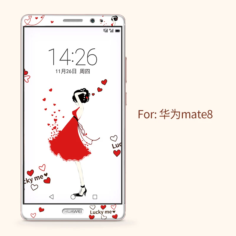 Vpower для huawei mate 8 3D полное Закаленное стекло Защитная пленка экрана мягкая дуга
