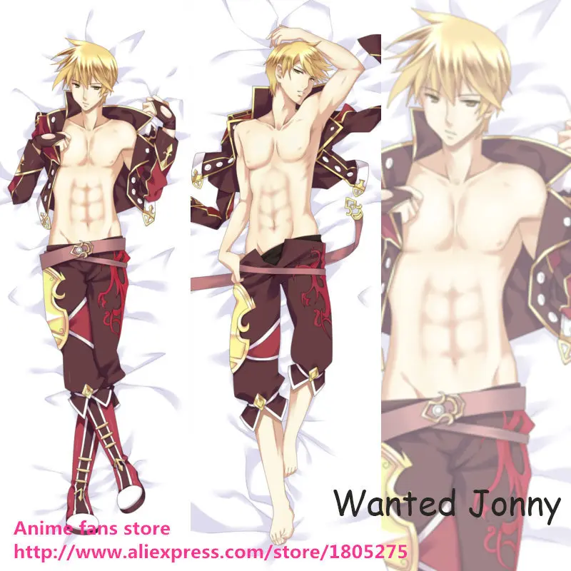 Cool Hot Game Anime Pillowcase Wanted Jonny Otaku Male decorative Hugging Body Pillow Case
