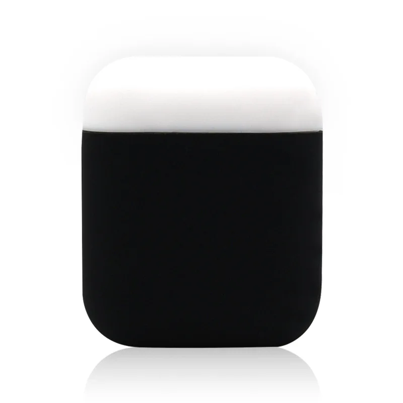 Силиконовый защитный чехол карамельного цвета s для Airpods, мягкий ультра тонкий противоударный защитный чехол для наушников Airpods - Цвет: 06