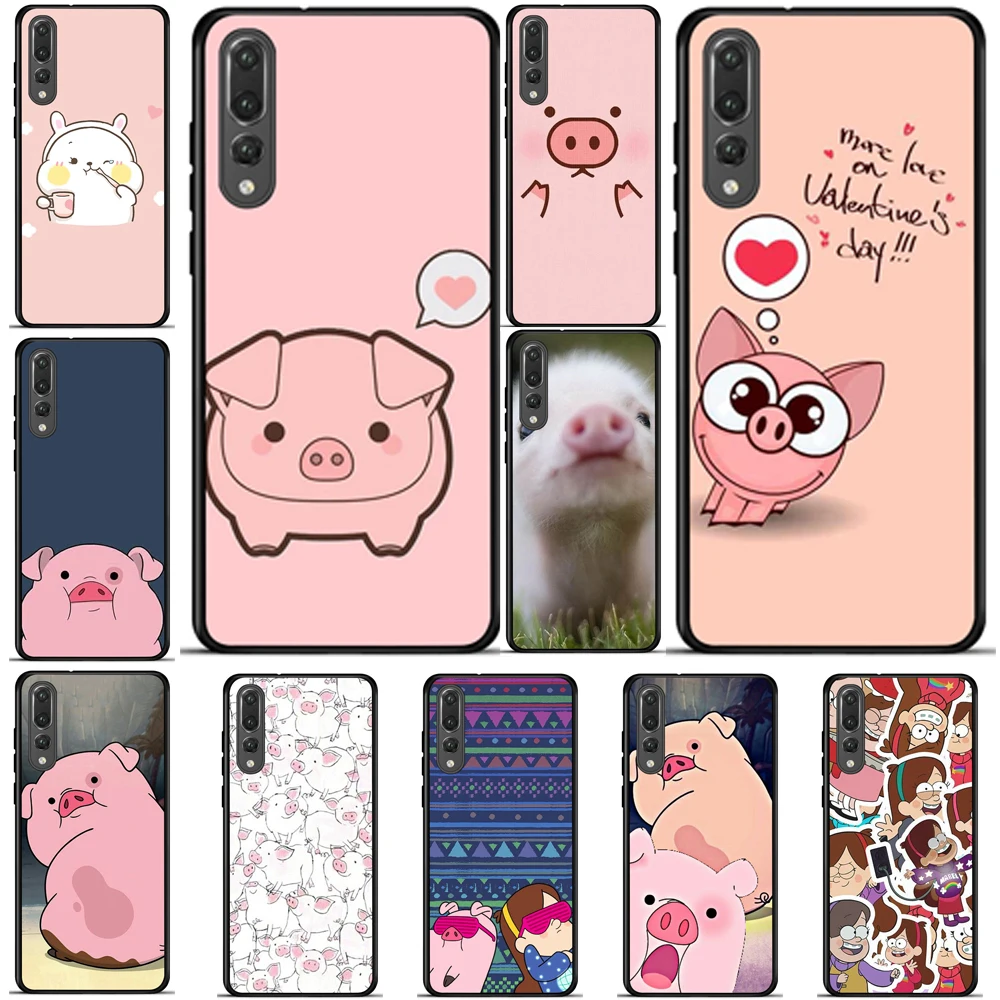 Черный Мягкий ТПУ силиконовый чехол для телефона Mate 20 lite Huawei P8 P9 P10 Lite P20 Pro Mate20 P Smart