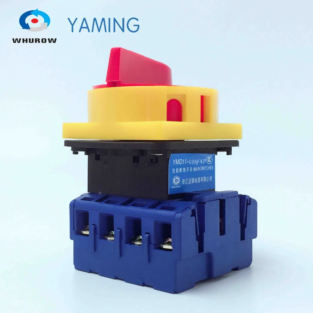 Блокировочный изоляторный переключатель с панелью навесного замка а 4 фазы 2