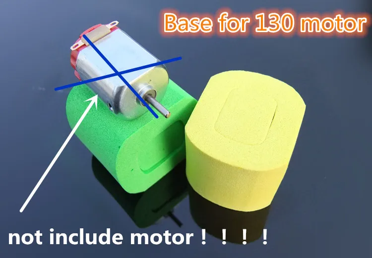 1 шт. K816 EVA Foam Micro DC мотор основа для 130/180 цветной держатель двигателя Бесплатная